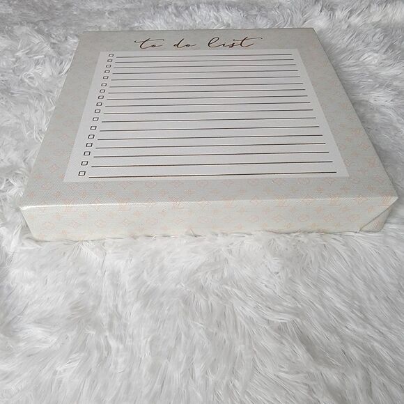 Oliver Gal To Do List Gold Fashion Wall Art Louis Vuitton Monogram Print Canvas - Picture 7 of 15